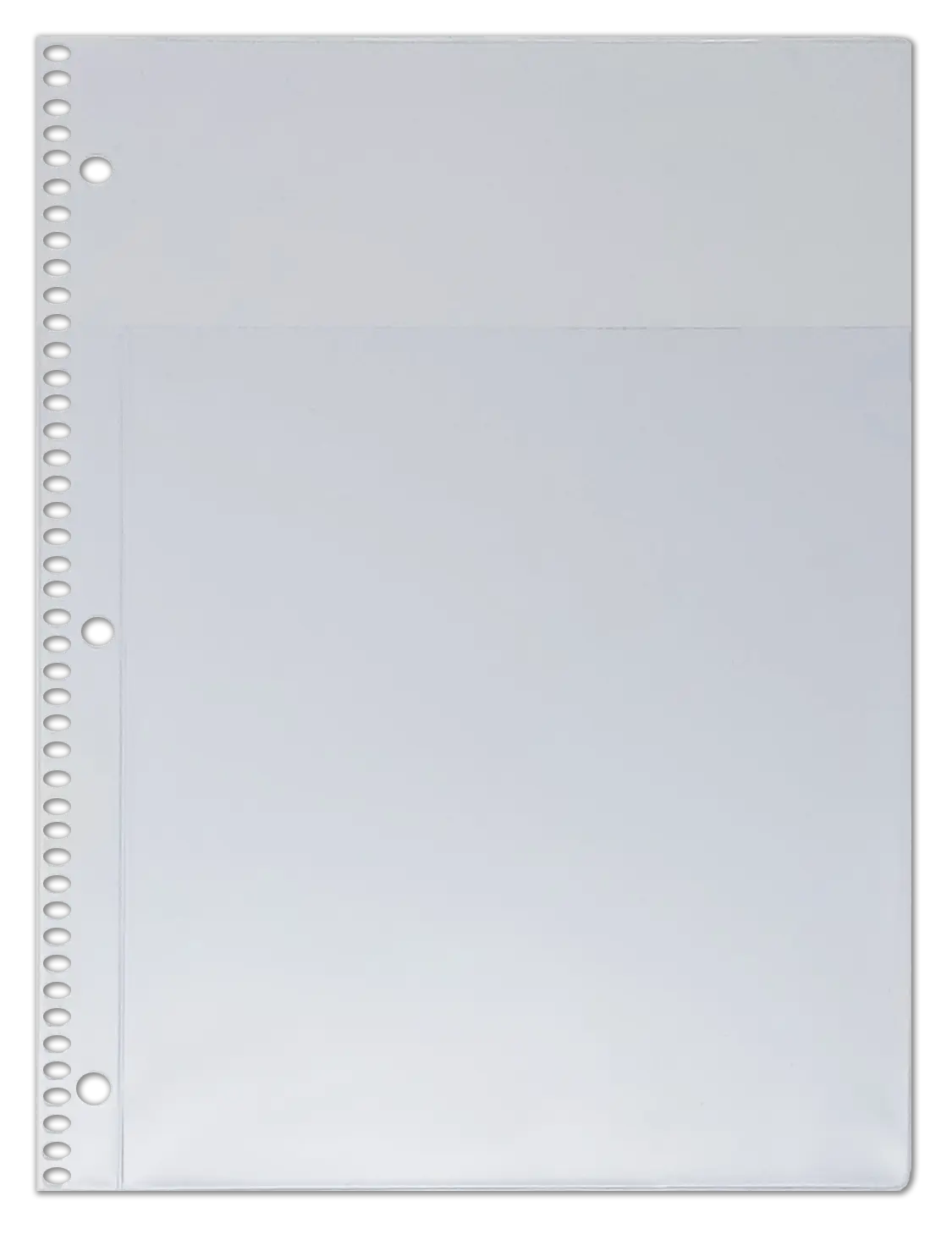 Pochette plastique 8,5 × 11 à spirales