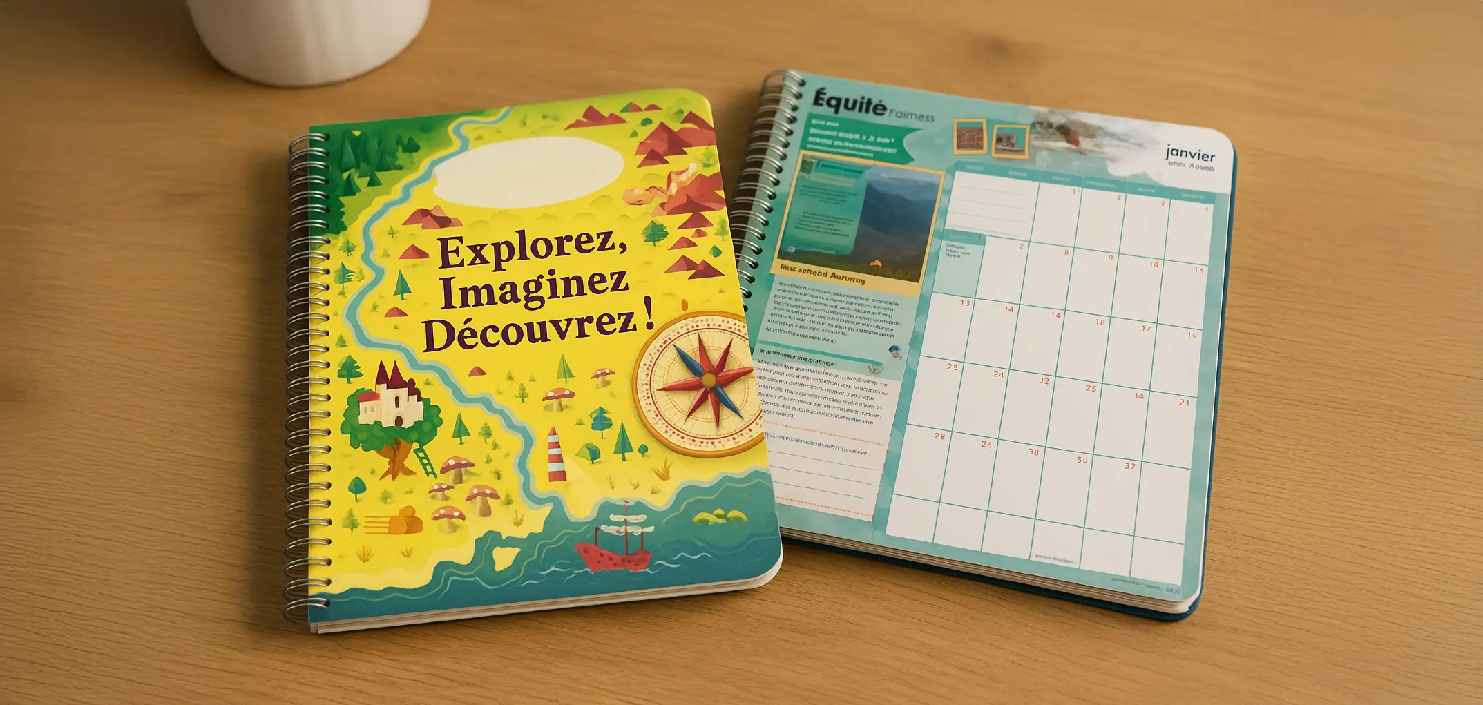 Aperçu des agendas scolaires pour élèves