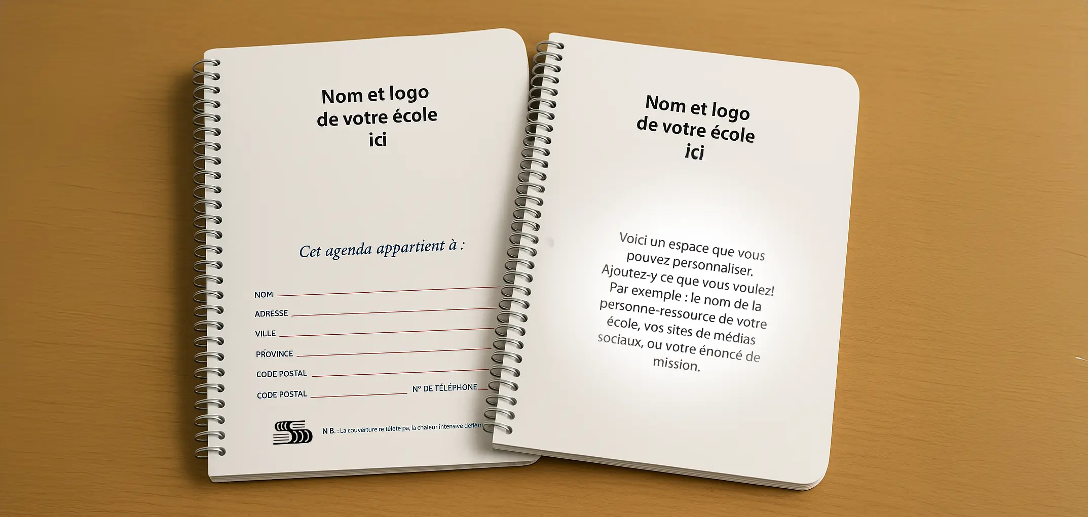 Page d’identification personnalisée de l’élève