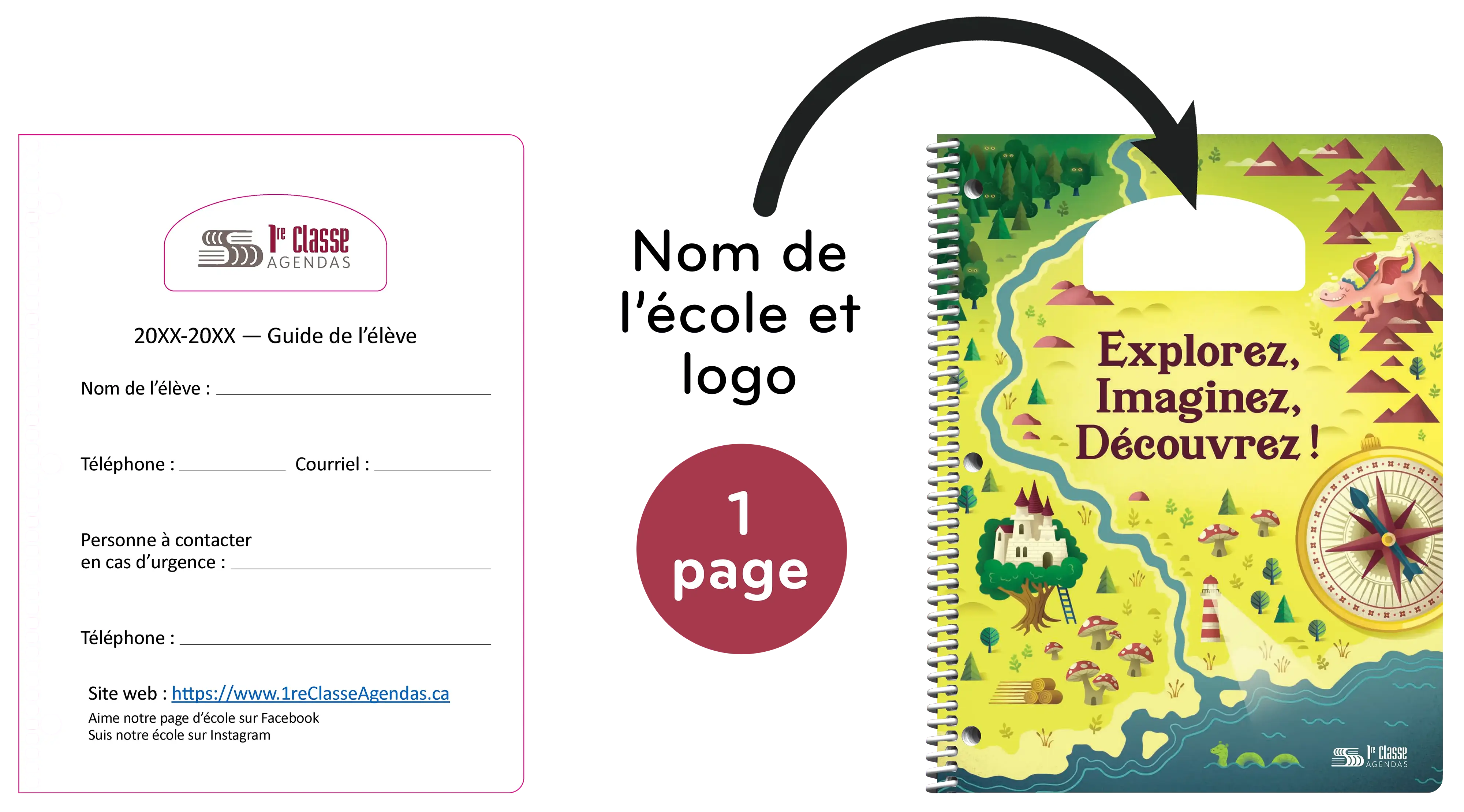 Aperçu de la page d’identification